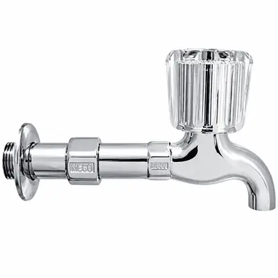 Meco 2215 Acrylic Handle Sink Faucet 6"
