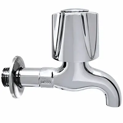 Meco 2216 Chrome Crown Handle Sink Faucet 4"