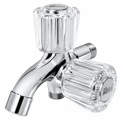 Meco 2220 Twin Head Acrylic Handle Multi-Purpose Faucet