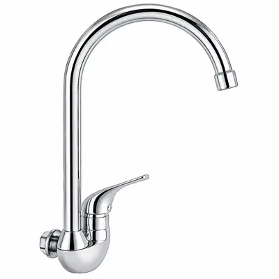 Meco 2256 High Rise Spout Single Control Sink Faucet 2256 (No Pack)