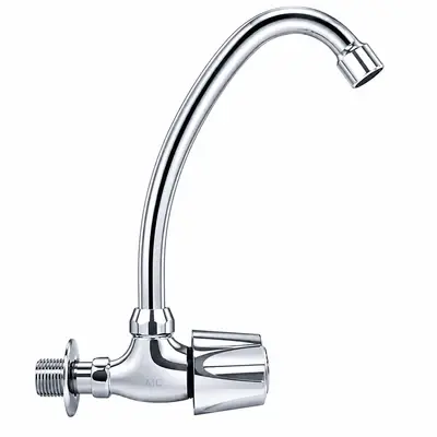 Meco 2262 Metal Handle Goose Neck Sink Faucet