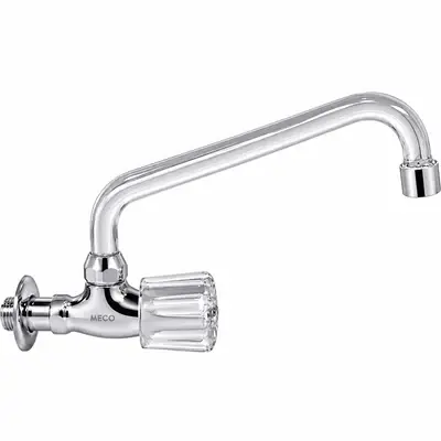 Meco 2271 Acrylic Handle Adjustable Spout Sink Faucet