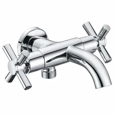Meco 2323 Twin Head Cross Handle Multi-Purpose Faucet (Horizontal)