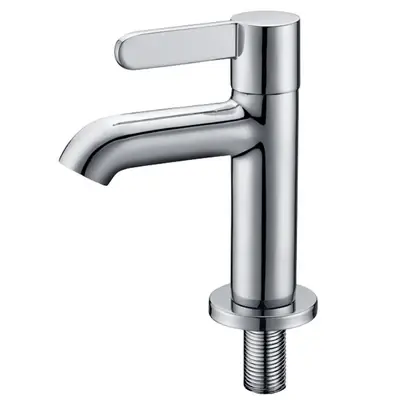 Meco 2339 Lever Handle Lavatory Faucet (Satin Chrome Finish)