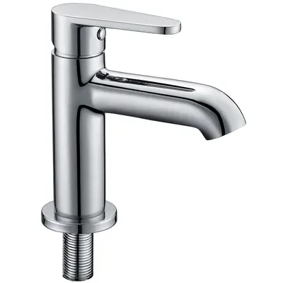 Meco 2341 Lift Lever Handle Lavatory Faucet (Satin Chrome Finish)