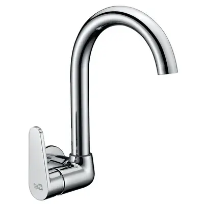 Meco 2456 Lift Lever Handle High Rise Spout Sink Faucet