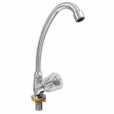 Meco 621 Acrylic Handle Vertical Tap Sink Faucet  (Counter Type)