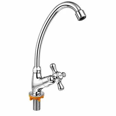Meco 624 Cross Handle Vertical Tap Sink Faucet (Counter Type)