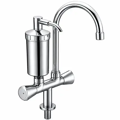 Meco 722 Metal Handle High Rise Vertical Tap With Purifier
