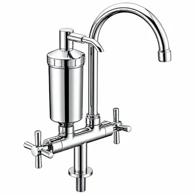 Meco 724 Cross Handle High Rise Vertical Tap With Purifier