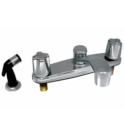 Meco 82121CP New Style Metal Handle Top Mount Kitchen Mixer