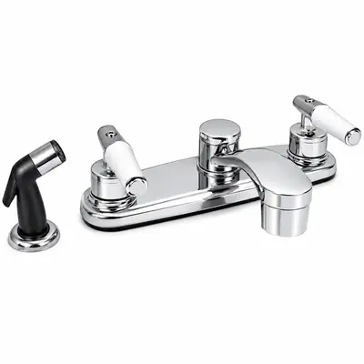 Meco 82122CP Lever Handle Top Mount Kitchen Mixer