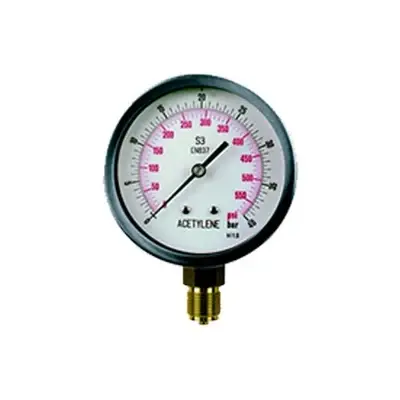 Meco Acetylene Gauge (2-1/2") 30 PSI