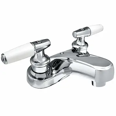 Meco Lever Handle Lavatory Center Set 4" 42121CP / Without Pop Up