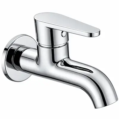 Meco  Lift Lever Handle Sink Faucet 2327SC (Satin Chrome Finish)