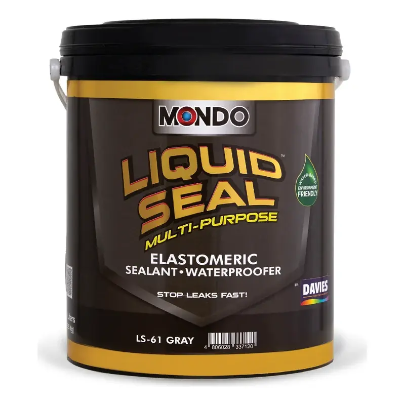 Mondo Liquid Seal Elastomeric Sealant Waterproofer Red 1/4L