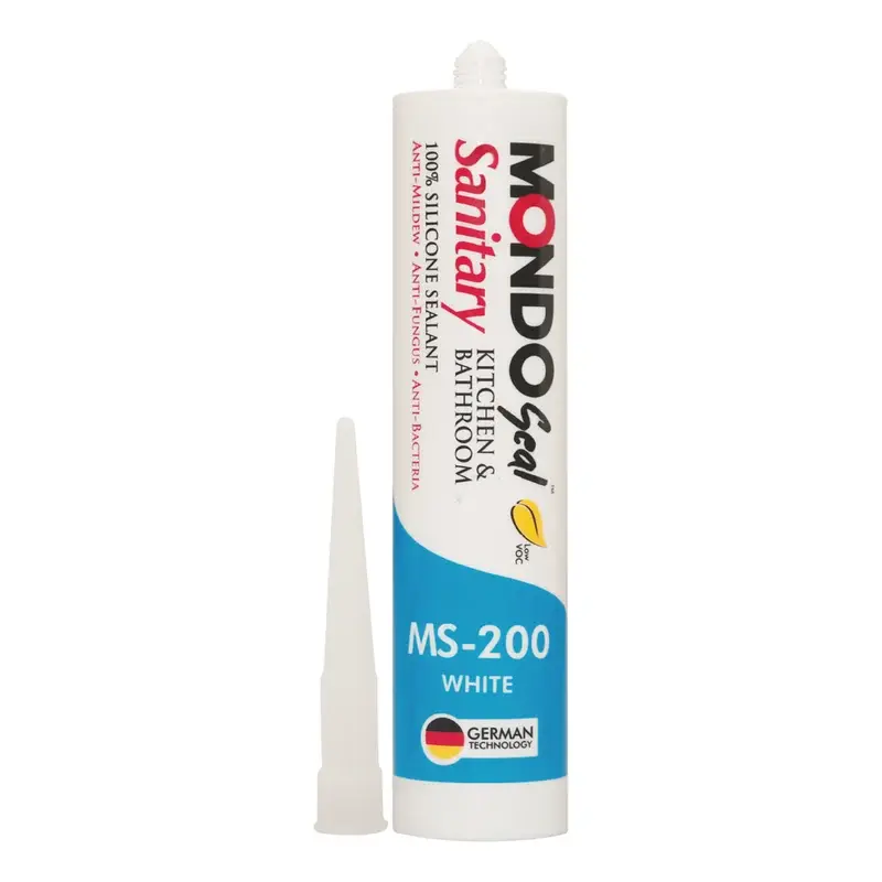 Mondo Seal Sanitary Silicone Sealant White 270ml