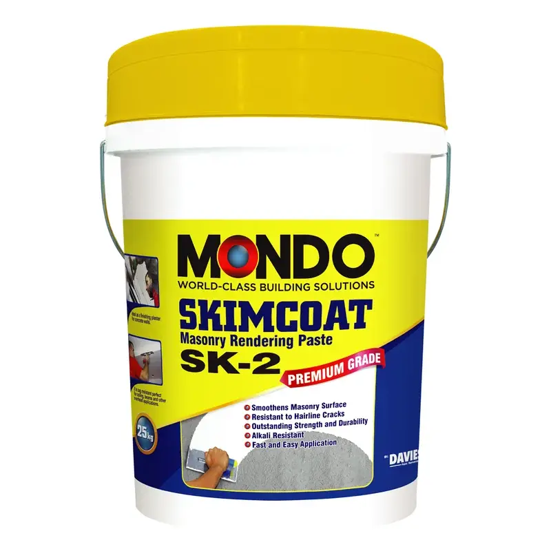 Mondo SK-2 2-Component Masonry Rendering Skimcoat Paste 25kg Pail