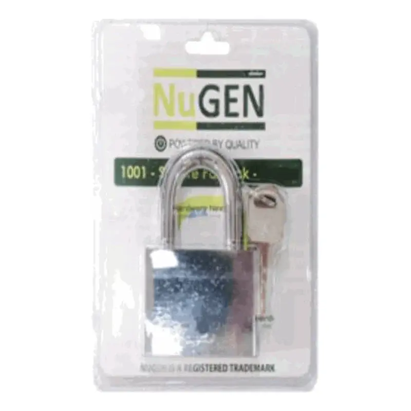 NuGEN 1001 Economy Square Padlock 50mm