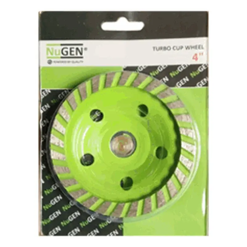 NuGEN Cold Press Turbo Diamond Cup Wheel 4"
