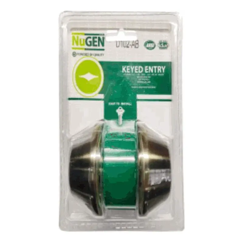 NuGEN Deadbolt 102 Antique Brass