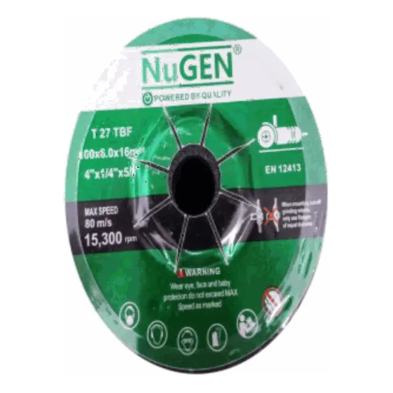 NuGEN Grinding Wheel 100 x 6 x 16mm 4"