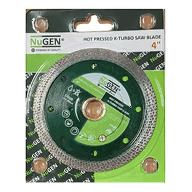 NuGEN Hot Pressed K-Turbo Diamond Saw Blade 4"