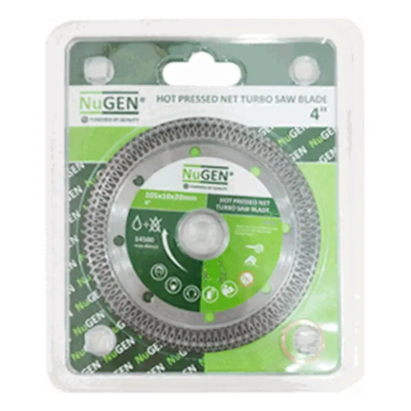 NuGEN Hot Press Net Turbo Diamond Blade for Tile 4"