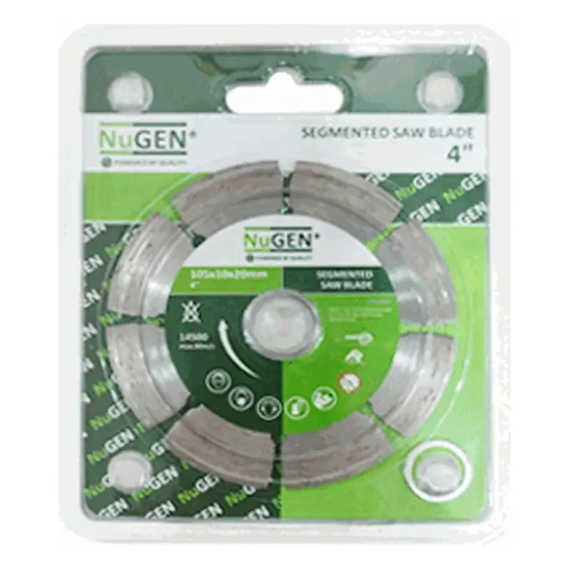 NuGEN Cold Press Segmented Diamond Blade for Stone 4"
