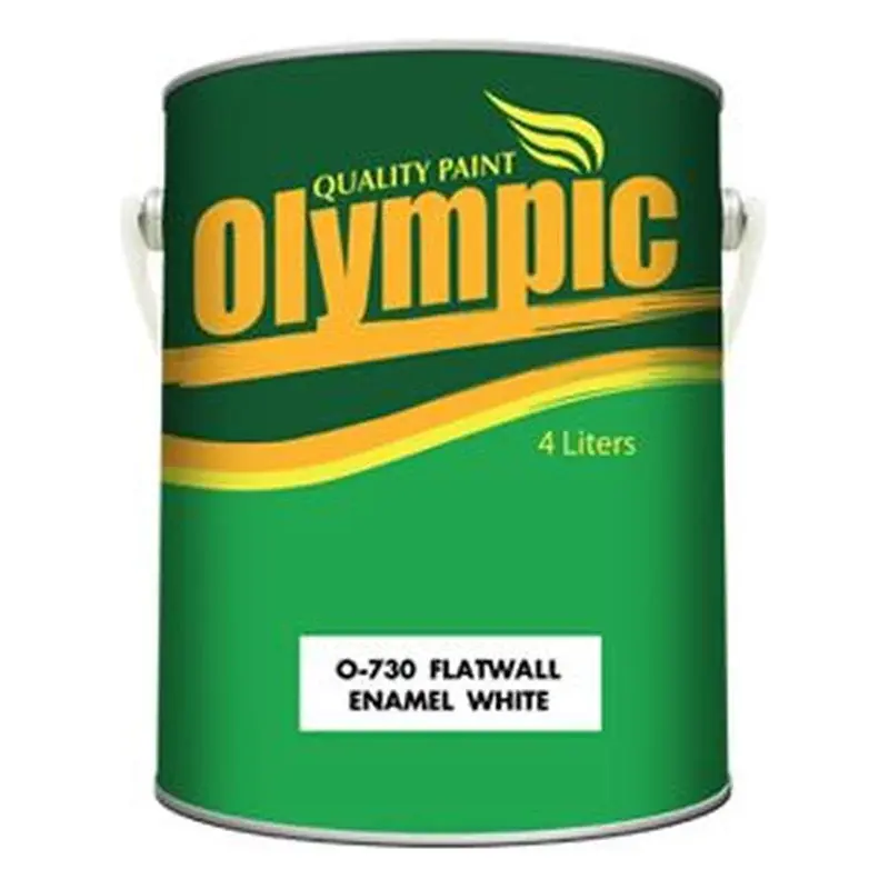 Olympic Flatwall Enamel White 16L