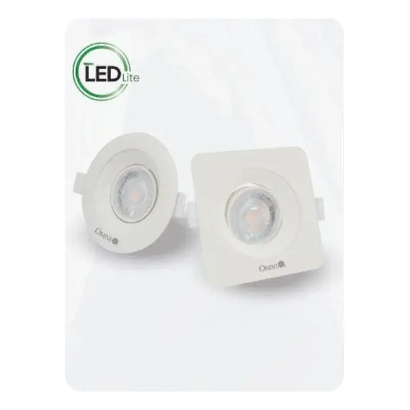Omni LED Mini Recessed Movable Circular Downlight 8W Cool White