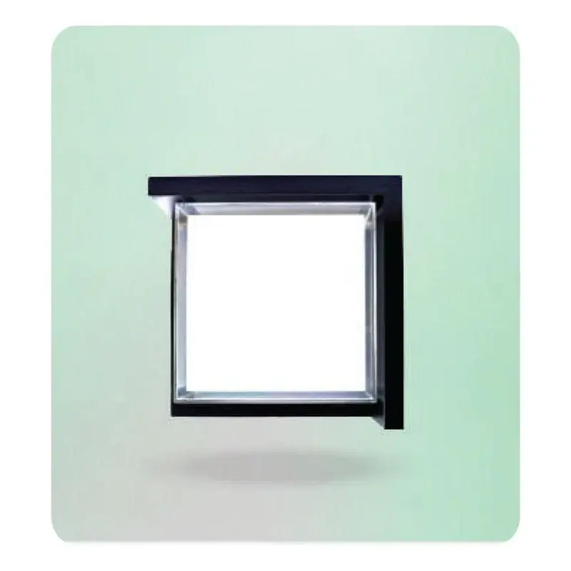 Omni LED Multi-Function Weatherproof Wall Light Circle 15W Tricolor Black