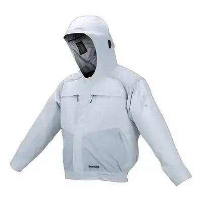 Makita DFJ407Z Cordless Fan Jacket, Titanium-coated Polyester w/ hood (LXT-CXT) [Bare] Medium