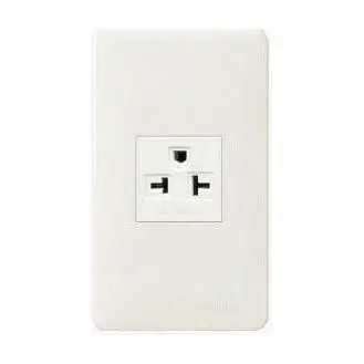 Omni Classic Flush Aircon Tandem Outlet in Plate 20A (Blister Pack)