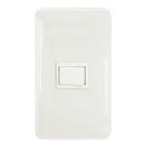 Omni Classic Flush Push Button Switch in Plate 16A