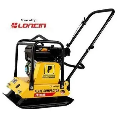 Powerhouse Energie Series Plate Compactor 90 Kgs w/ 6.5 Hp Gasoline Engine