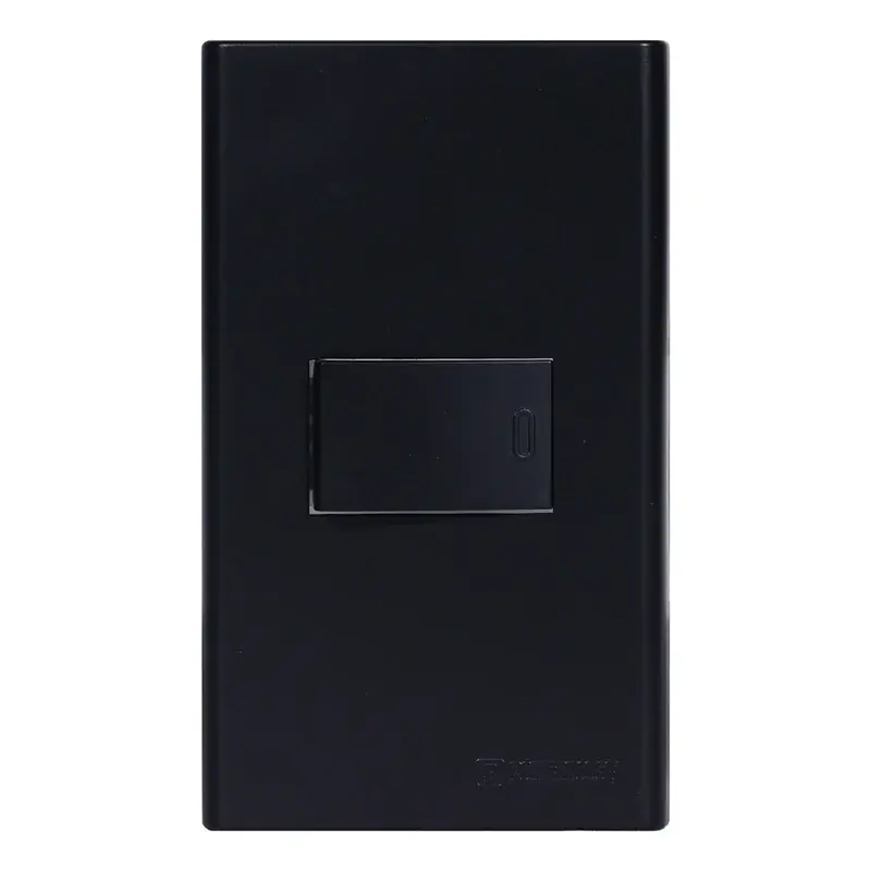 Powerhouse 1 Gang Plate w/ Three Way Switch 1pc Gray 250V/10A
