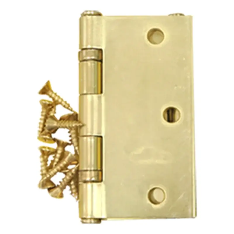 Powerhouse 2-Ball Bearing Hinges Polished Brass Finish (US3) 3" x 3"