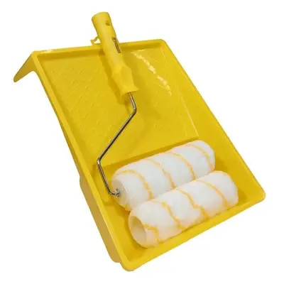 Powerhouse Acrylon Paint Roller Tray Set 7" 7" Cotton (4 Pcs/Set)