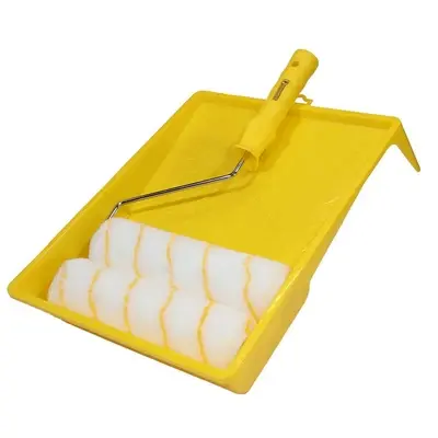 Powerhouse Acrylon Paint Roller Tray Set 9" Cotton (4 Pcs/Set)