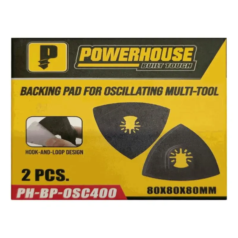 Powerhouse Backing Pad for Oscillating Tool 2 Pcs (Hook and Loop)