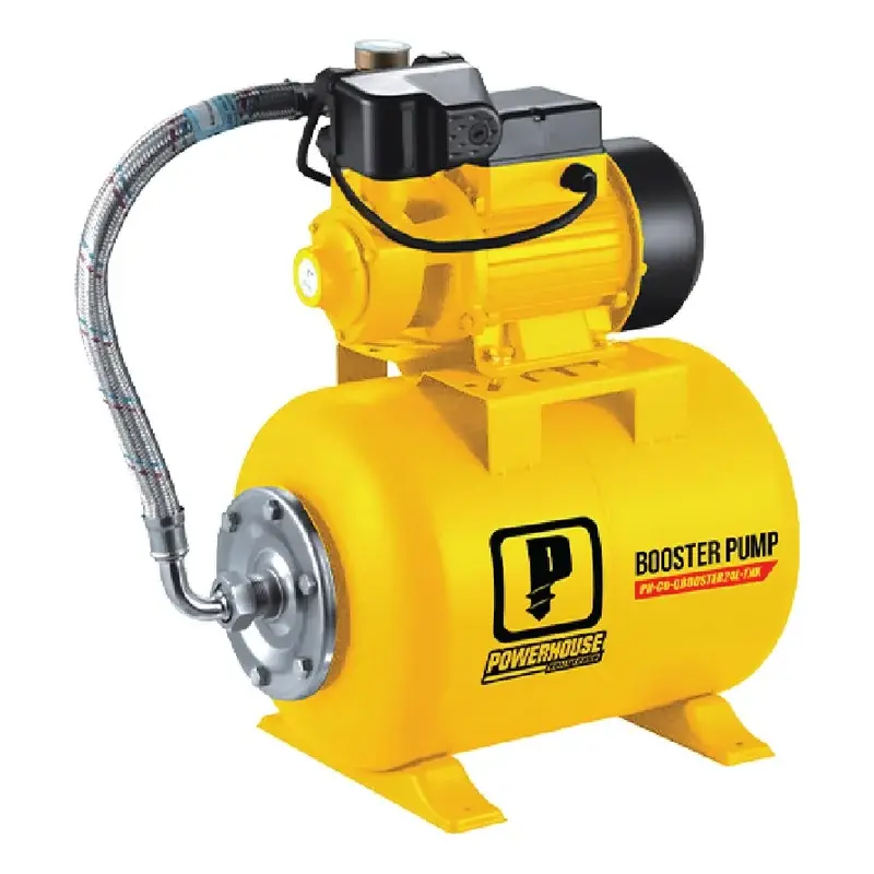 Powerhouse Booster Pump 0.5HP Set with 24L Cylindrical Tank (100% Copper)