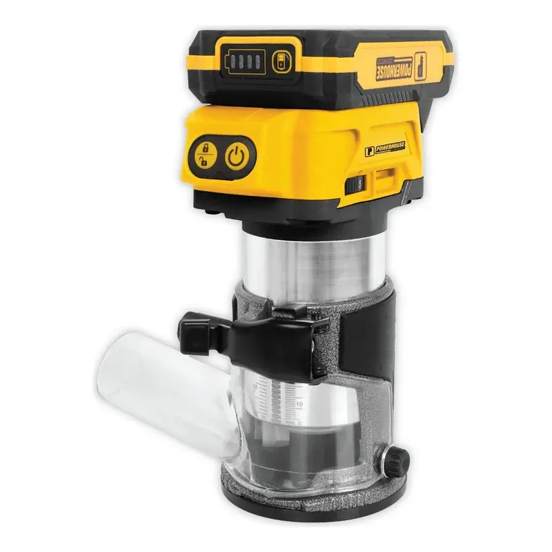 Powerhouse Brushless Palm Router 1/4" 20V 2.0Ah Li-Ion