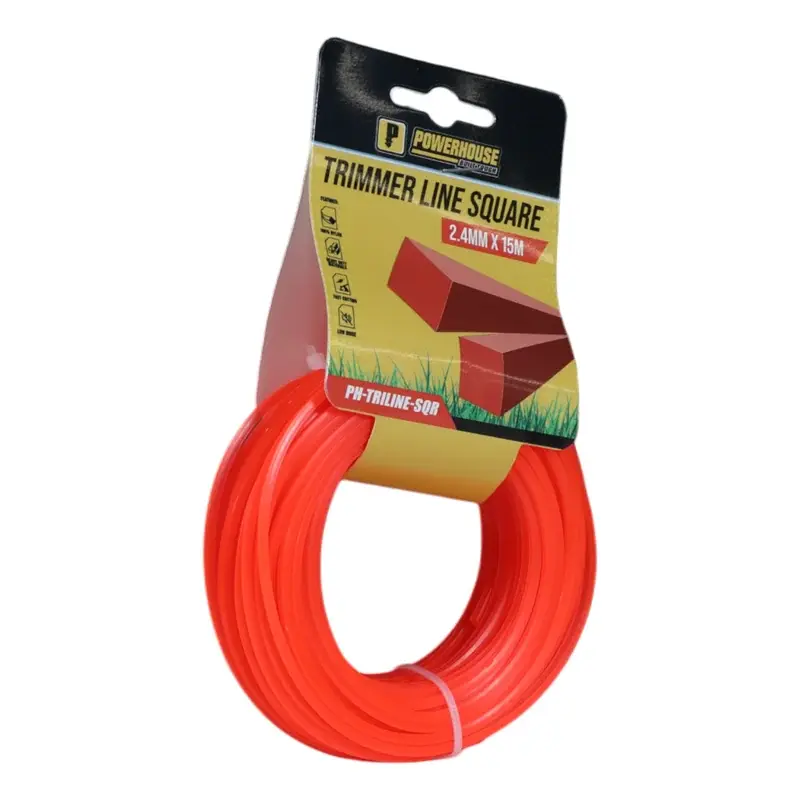 Powerhouse Bush Cutter Trimmer Line Square 2.4mm x 15m