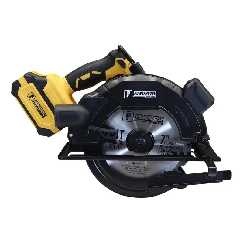 Powerhouse Cordless Circular Saw Brushless w/ Laser Line 7-1/4" 185mm 20V Bare Unit (No Battery/Charger)