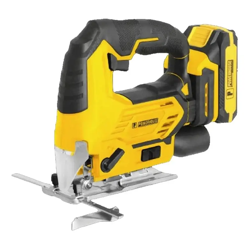 Powerhouse Cordless Jig Saw Quick Clamp w/ LED Light 80mm 20V Bare Unit (No Battery/Charger)