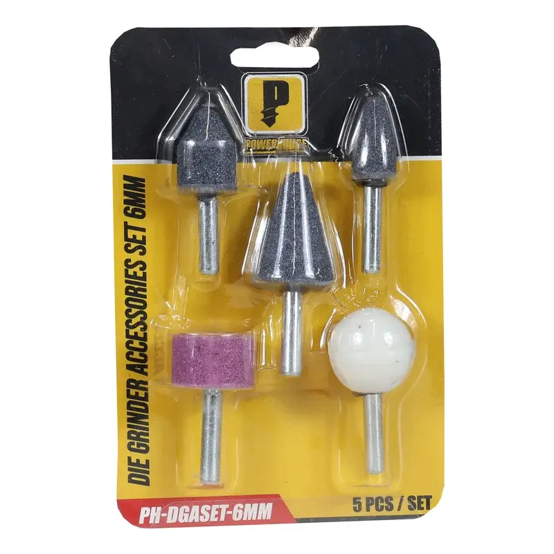 Powerhouse Die Grinder Bits 6mm Shank (5 Pcs/Set)