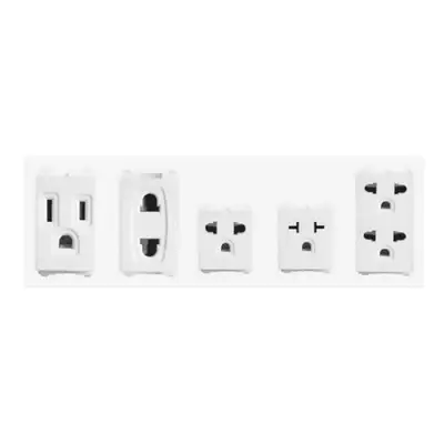 Powerhouse Universal Outlet with Ground 36mm 250V/16A