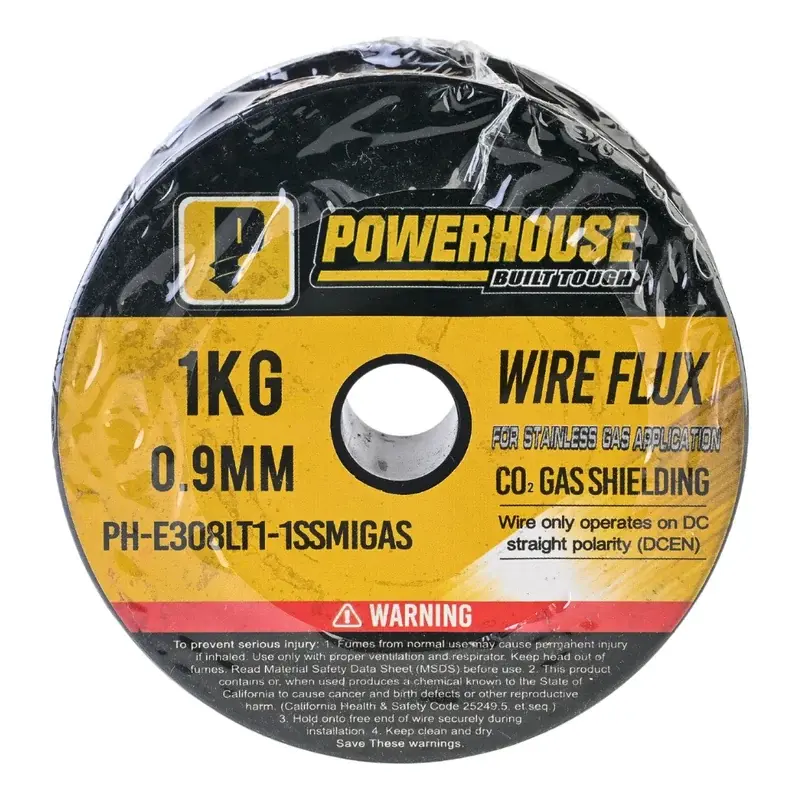 Powerhouse Flux Cored Wire ER308T1-1SS for Gas Migweld (For Stainless) 0.9mm 1kg