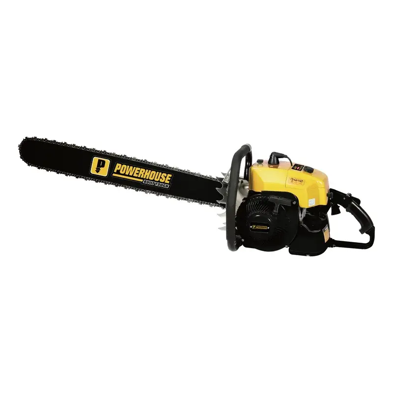 Powerhouse Gasoline Chain Saw w/ Chain Bar 25" 72cc 2-Stroke Engine 3,300W